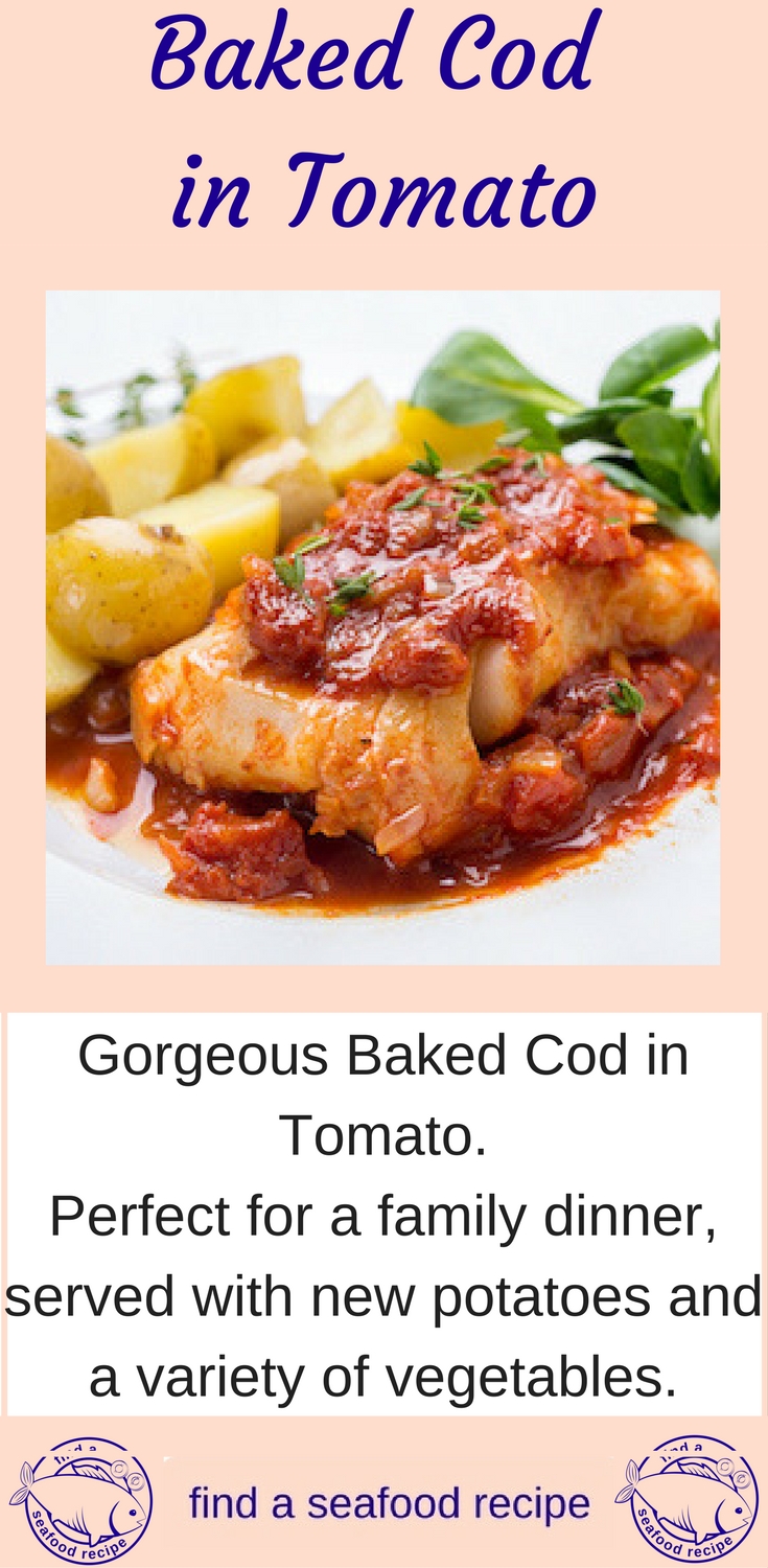 baked cod in tomato sauce
