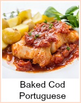 baked cod Portuguese