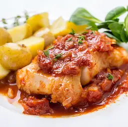 Baked Cod Portuguese