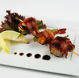 Barbecue Shrimp in Bacon
