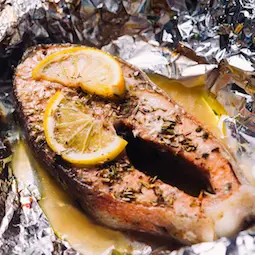 Barbecued Salmon