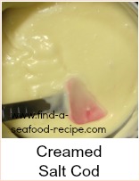 creamed salt cod
