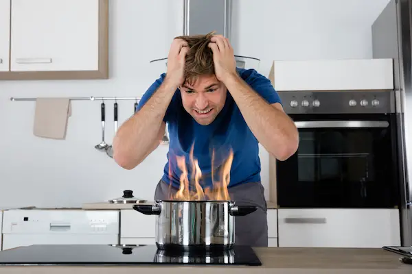 hot fat can burst into flames hot fat can burst into flames