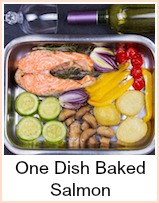 easy one dish baked salmon