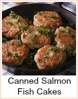 Canned Salmon Fish Cakes