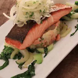 healthy salmon fillet
