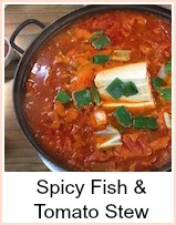 spicy fish and tomato stew