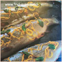 Barbecued whole fish