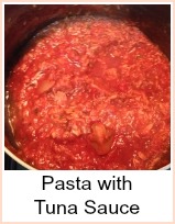 pasta with tuna sauce