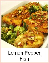 Lemon pepper fish