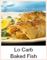 lo carb baked fish