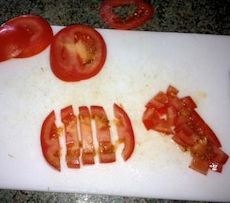 dicing tomato dicing tomato
