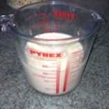 evaporated milk in jug