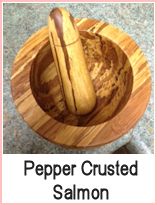 pepper crusted salmon