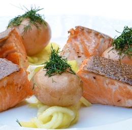 Poached Salmon