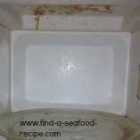 Inside of microwave