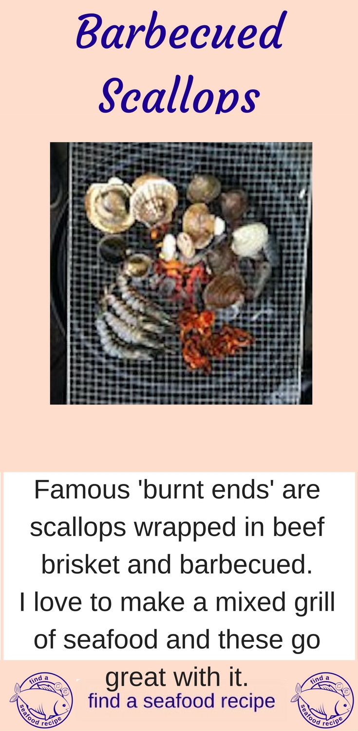 barbecued scallops