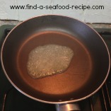 Melting butter in frying pan