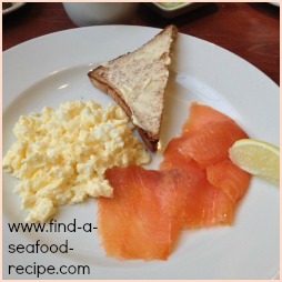 Scrambled Eggs and Smoked Salmon