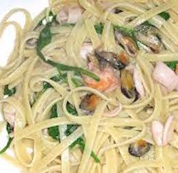 Seafood Fettucini Recipe