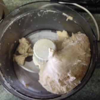 Pastry in food processor ready to use Pastry in food processor ready to use