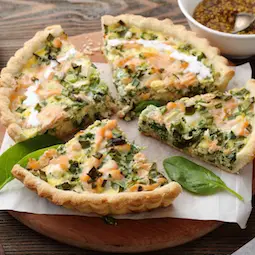 Smoked Salmon Quiche