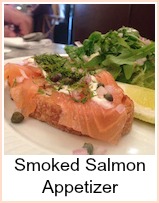 smoked salmon appetizer