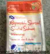 smoked salmon trimmings in packet