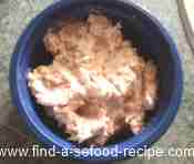 smoked salmon pate in dish