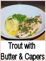 trout with butter and capers