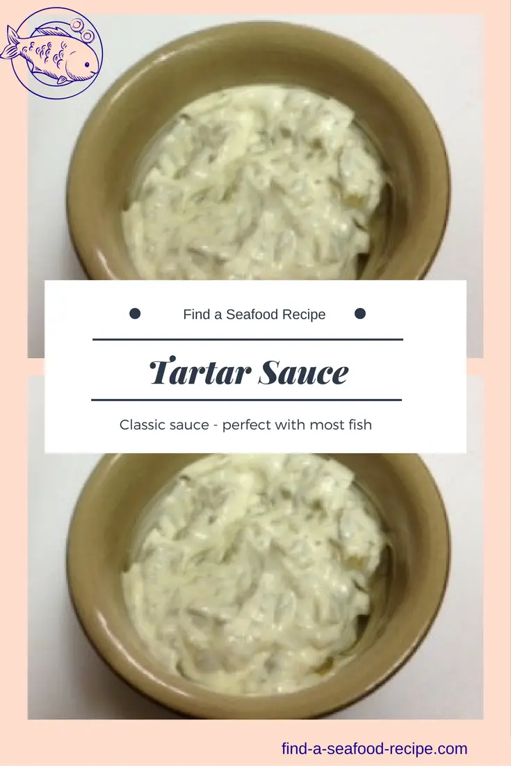 tartar sauce in a dish