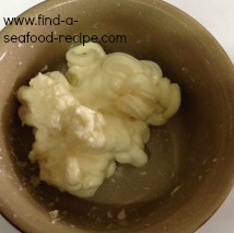 mayonnaise in dish