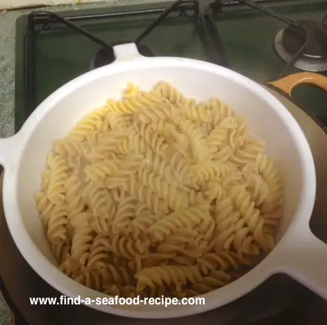 cooked pasta
