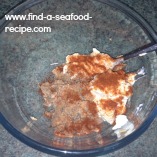 tuna, mayonnaise, paprika in a bowl tuna, mayonnaise, paprika in a bowl