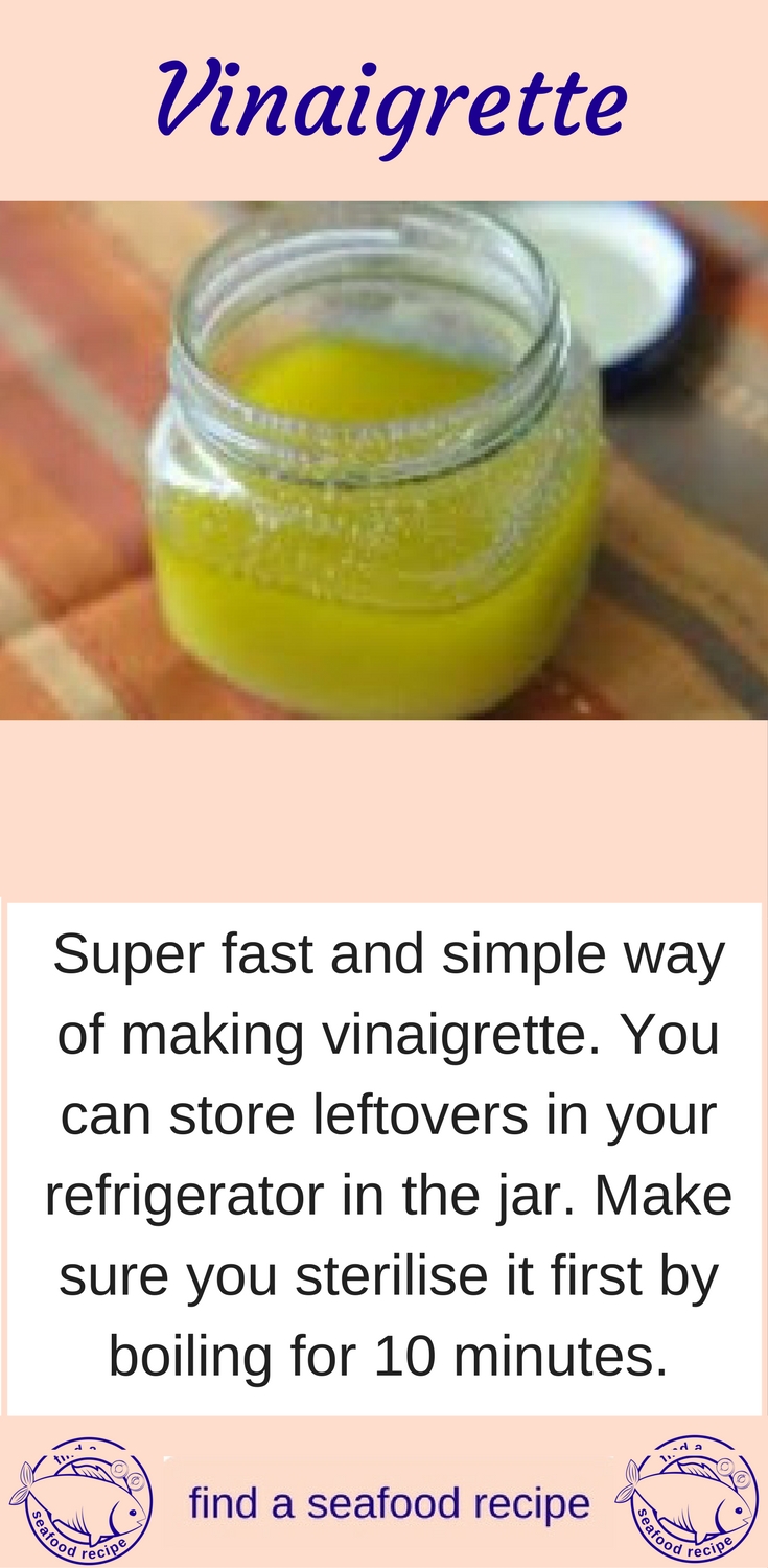 vinaigrette in a jar