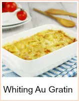 Whiting au gratin